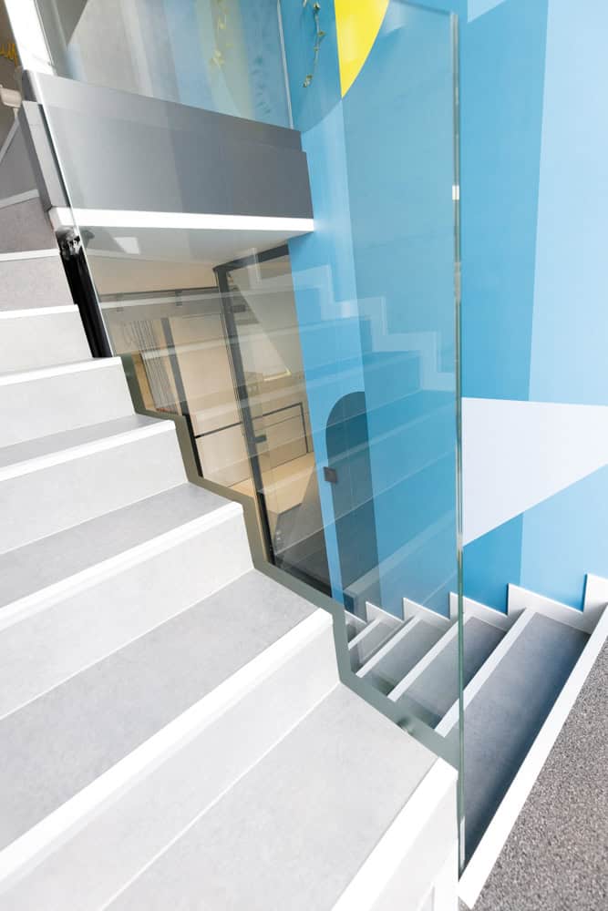 Staklene ograde za stepenište NS Glass