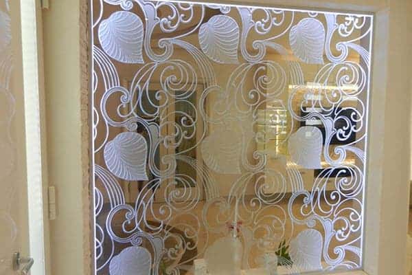 Peskirano staklo po meri - NS Glass